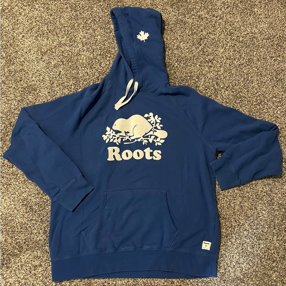 Roots Canada Men’s XXL Sweatshirt Hoodie. Non Smoking Home. EUC.